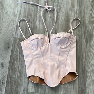NWT Miaou Aphex Corset in Rose